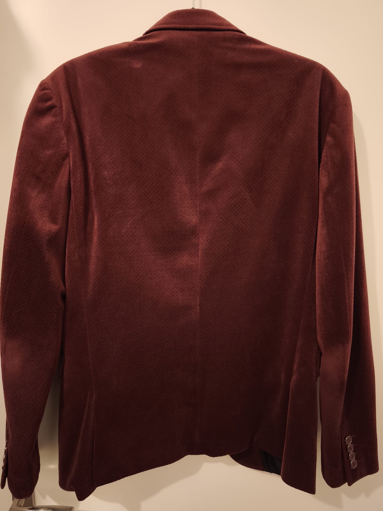 Veste DEVRED Daim rouge